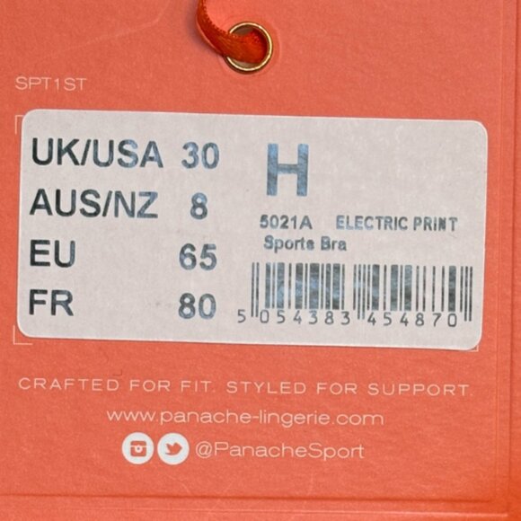 Panache High Impact Sports Bra – Size US 30H – NWT - Picture 6 of 6